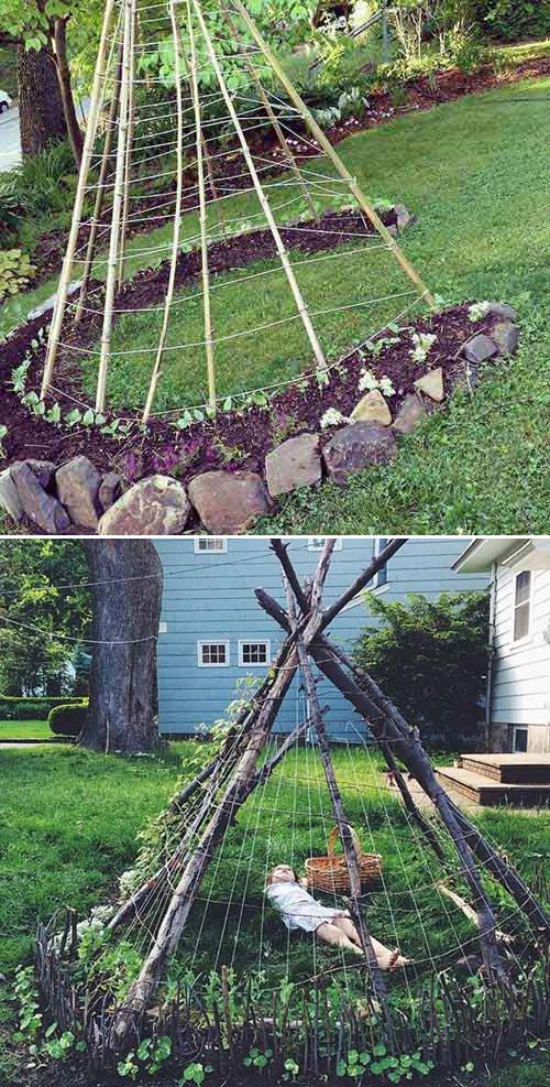 15 DIY Living Garden Structures You Will Admire Digging In The Garden