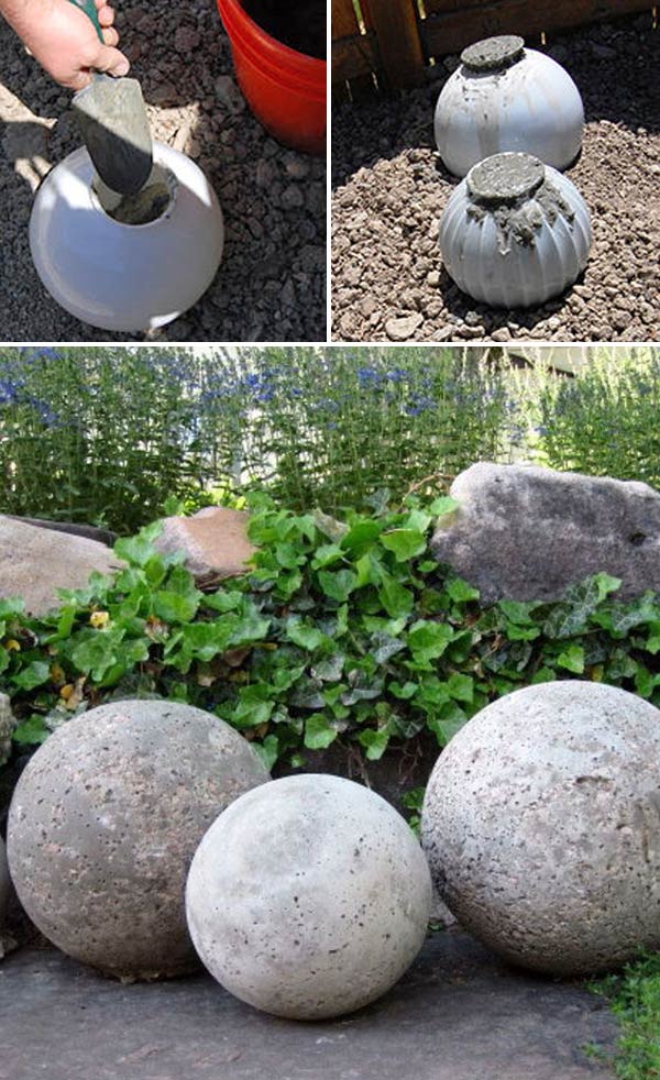 10 Diy Globe Gazing Ball Ideas To, How To Make Garden Spheres