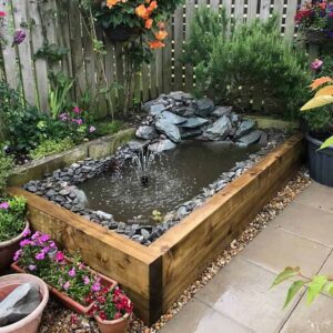 How-to & 19 Ideas for Railway Sleepers Garden Edging