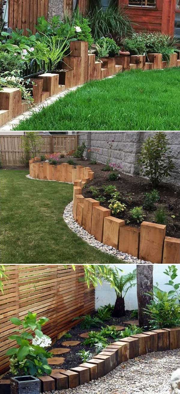 How-to & Tips for Creating Railway Sleepers Garden Edging ...