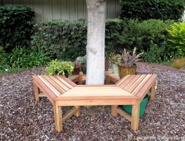 21 Cool and Inspiring Benches Around Trees