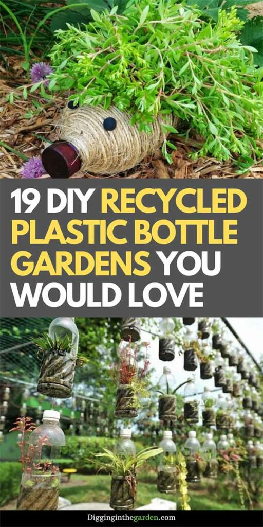 19 DIY Recycled Plastic Bottle Gardens You Would Love