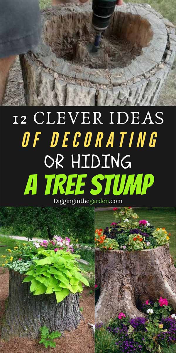 Wood Stump Decorations Shelly Lighting