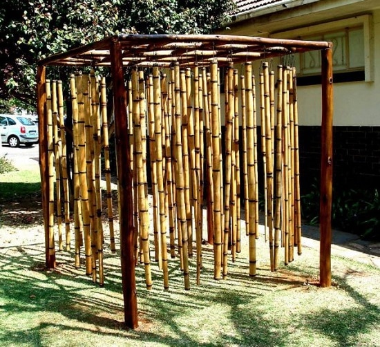 idee con canne di bambu - Ricerca Google  Bamboo garden fences, Backyard  garden design, Bamboo garden