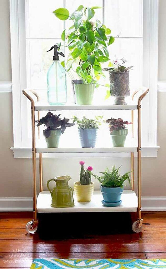 Best 12 DIY Movable Plant Stand Ideas | Rolling Plant Stands