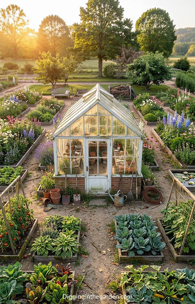 Rustic Stone-Terraced Hillside Barn
