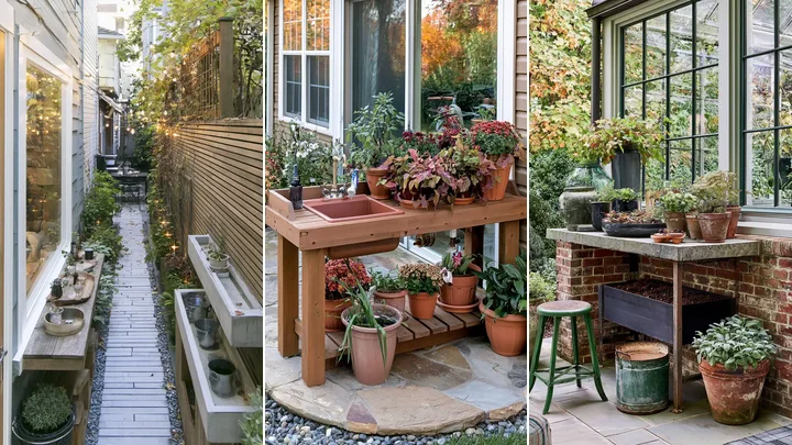 22 Inspiring Potting Bench Setups for Your Autumn Garden