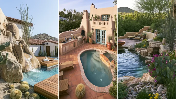 21 Stunning Desert Style Backyard Pool Ideas to Inspire You