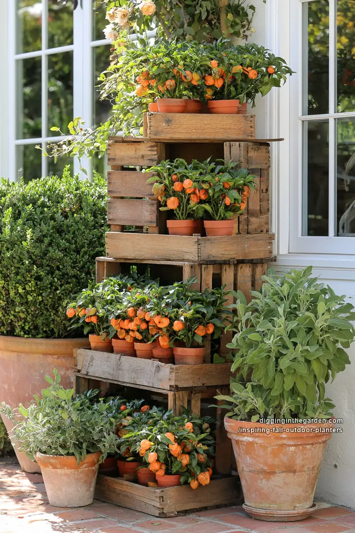 inspiring-fall-outdoor-planters 10
