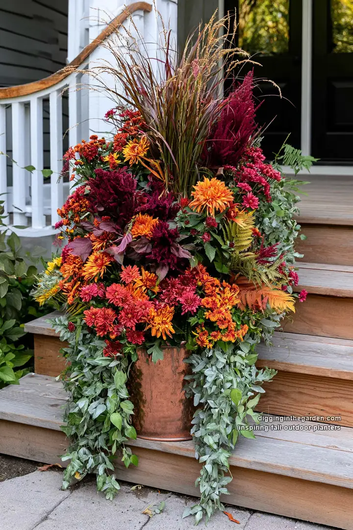 inspiring-fall-outdoor-planters 11