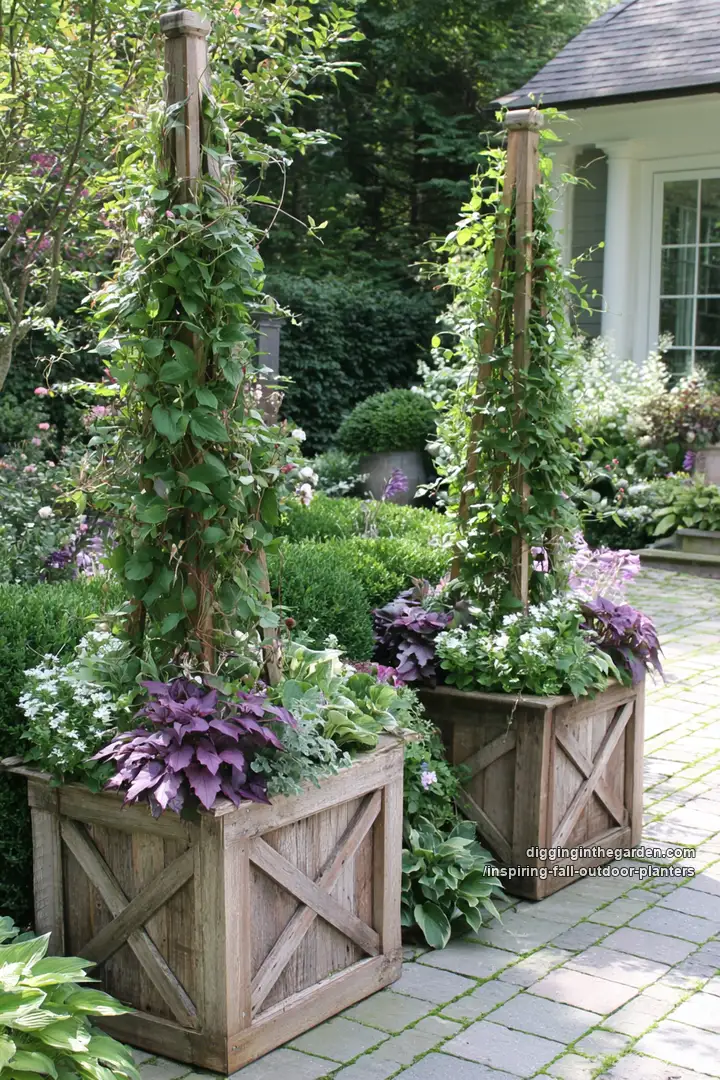 inspiring-fall-outdoor-planters 12