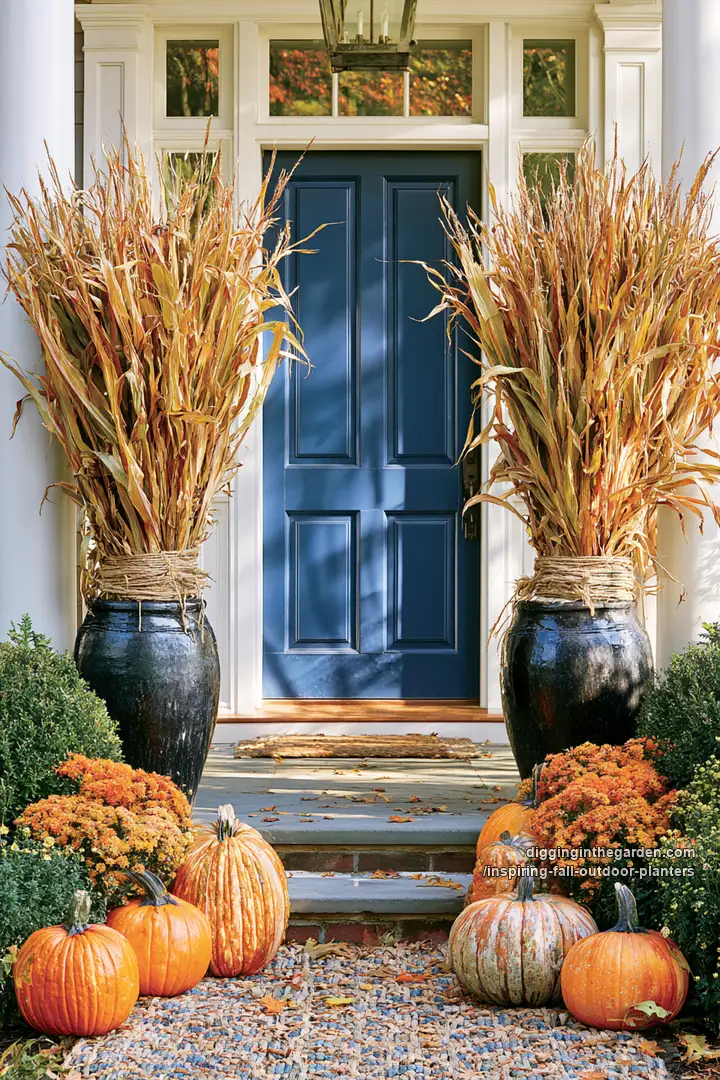 inspiring-fall-outdoor-planters 22