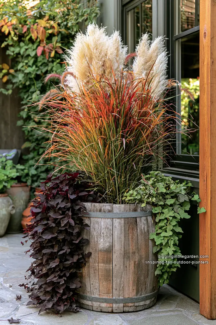 inspiring-fall-outdoor-planters 23