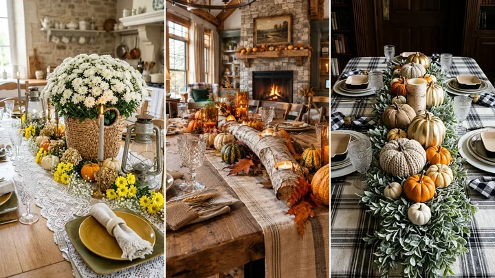 15 Stunning Fall Tablescape Ideas That Anchor Your Dining Room